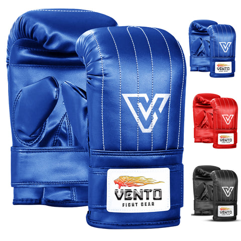 VENTO Boxing Bag Gloves – Premium Synthetic Leather Punch Bag Mitts for Heavy Bag Training, MMA, Muay Thai & Boxing
