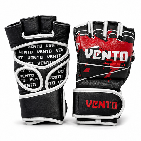 VENTO Wrap-Style Fingerless MMA Training Gloves