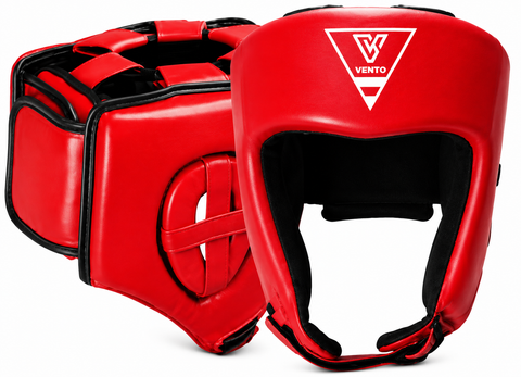 VENTO Five Star Cowhide Leather Boxing Head Guard