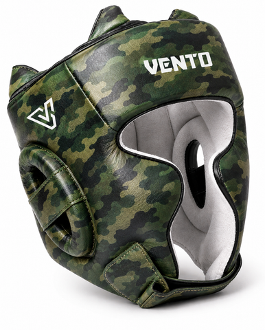 VENTO Camo PU Leather Boxing Head Guard