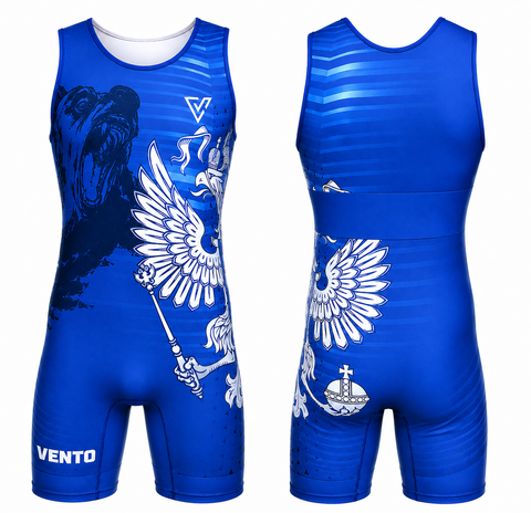 VENTO Eagle Graphic Wrestling Singlet