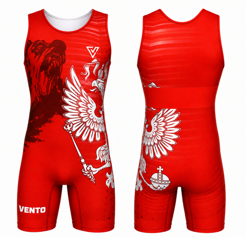 VENTO Eagle Graphic Wrestling Singlet