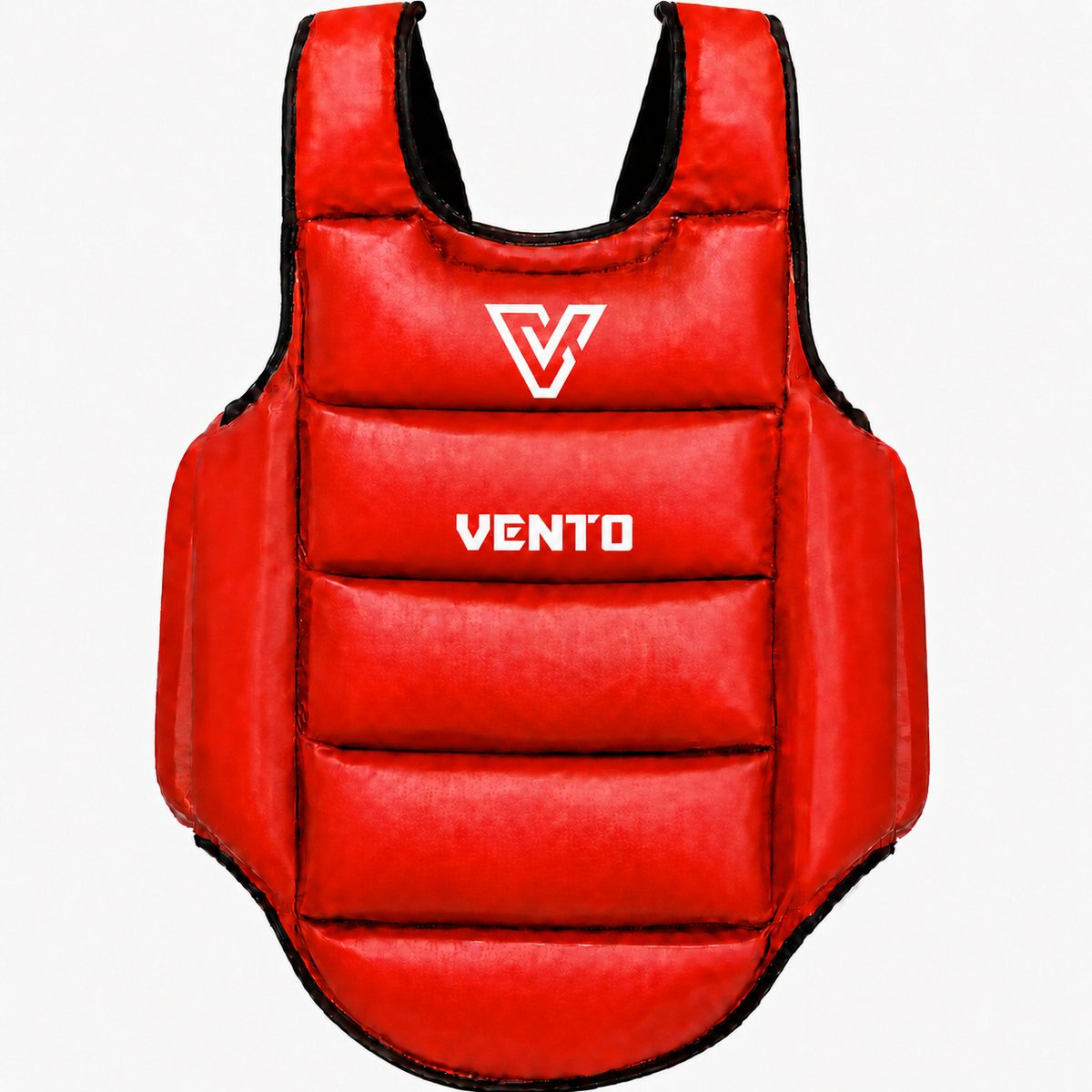 VENTO Red Martial Arts Chest Protector – Padded Body Guard