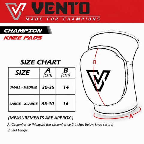 VENTO Champion Padded Knee Pads