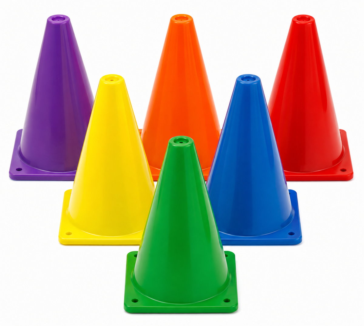 VENTO Multicolor Football Training Cones Set