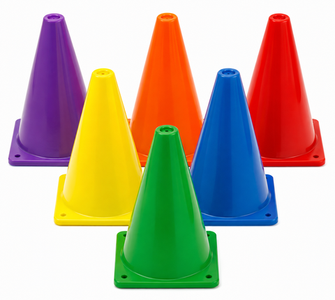 VENTO Multicolor Football Training Cones Set