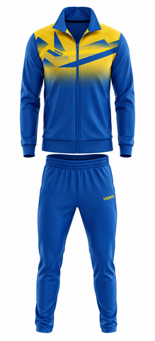 VENTO Volley Strike Blue Yellow Training Tracksuit