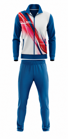 VENTO Volley Wave Blue White Red Training Tracksuit