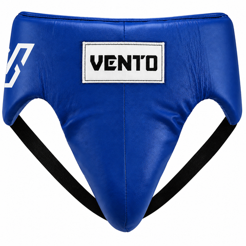 VENTO PU Leather Boxing Groin Guard | Professional Boxing & MMA Groin Protector | Adjustable Lace-Up Cup Protector | Training & Sparring