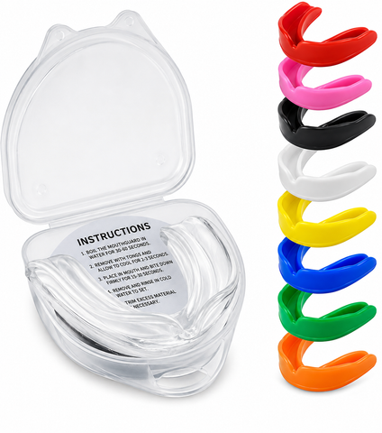 VENTO Boil & Bite Mouth Guard with Storage Case – Custom Fit Sports Mouthguard for Boxing, MMA, Muay Thai, Kickboxing & Contact Sports