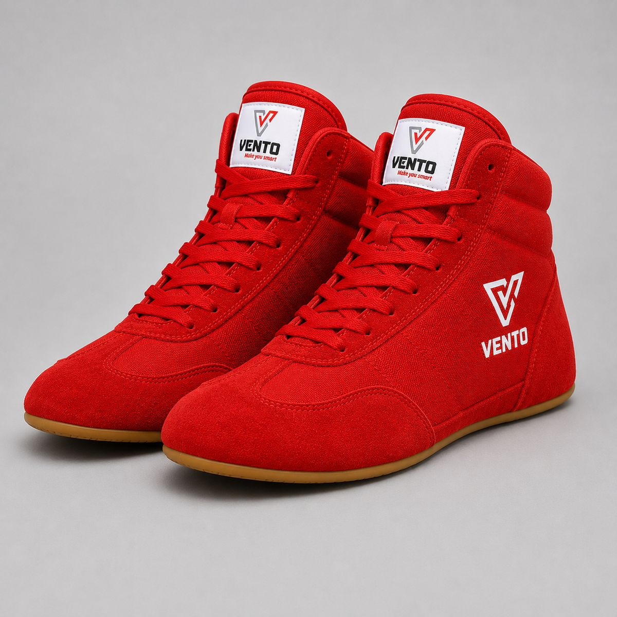 VENTO Sambo Shoes Red | Premium Competition & Training Wrestling Shoes