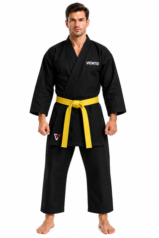 VENTO Men's Karate Uniform – Black Gi