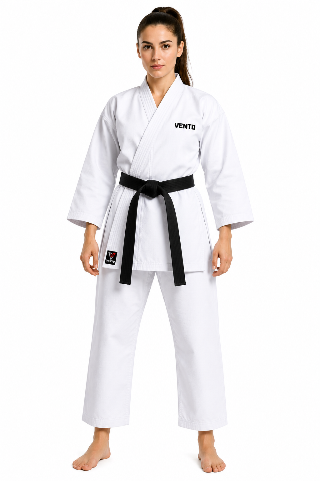 VENTO Women's Karate Uniform – White Gi