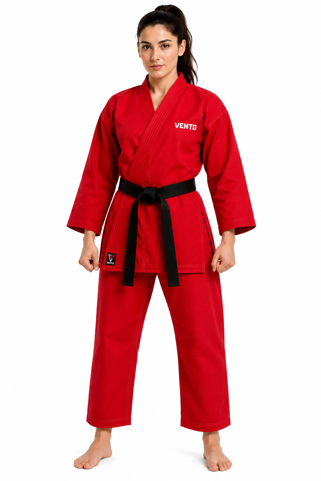 VENTO Women's Karate Uniform – Red Gi