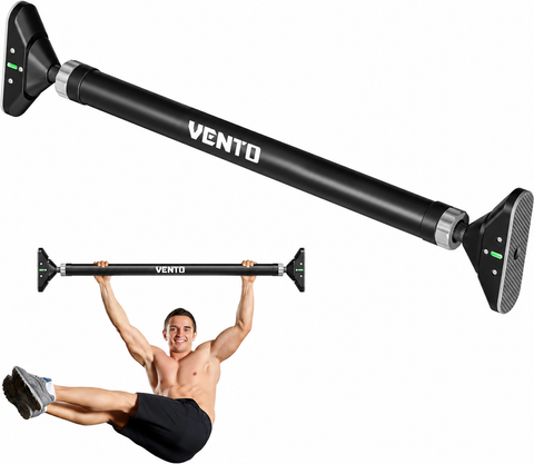 VENTO Doorway Pull Up Bar 72–97 cm – No-Drill Adjustable Chin Up Bar