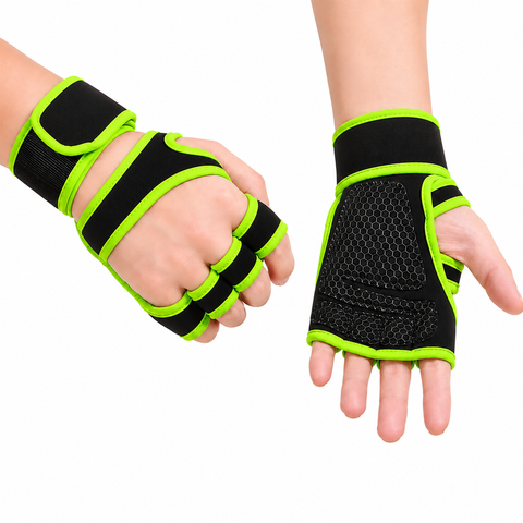 VENTO Gym Training Gloves – Padded Fingerless Weight Lifting & Workout Gloves with Wrist Support