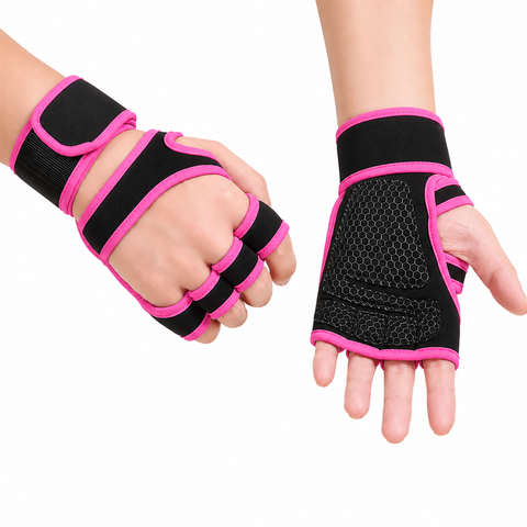 VENTO Gym Training Gloves – Padded Fingerless Weight Lifting & Workout Gloves with Wrist Support
