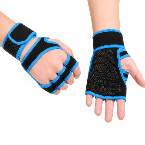 VENTO Gym Training Gloves – Padded Fingerless Weight Lifting & Workout Gloves with Wrist Support