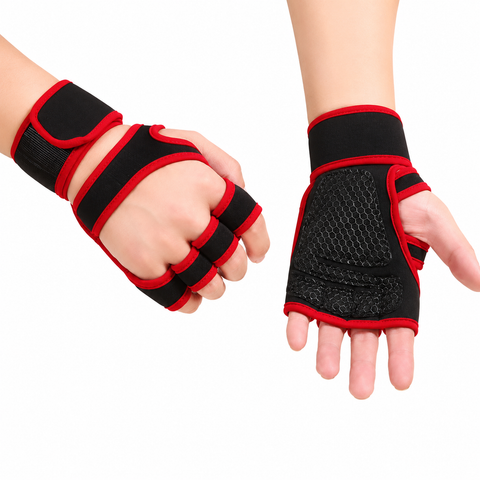 VENTO Gym Training Gloves – Padded Fingerless Weight Lifting & Workout Gloves with Wrist Support