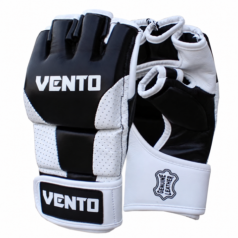 VENTO Pro Black White MMA Competition Gloves