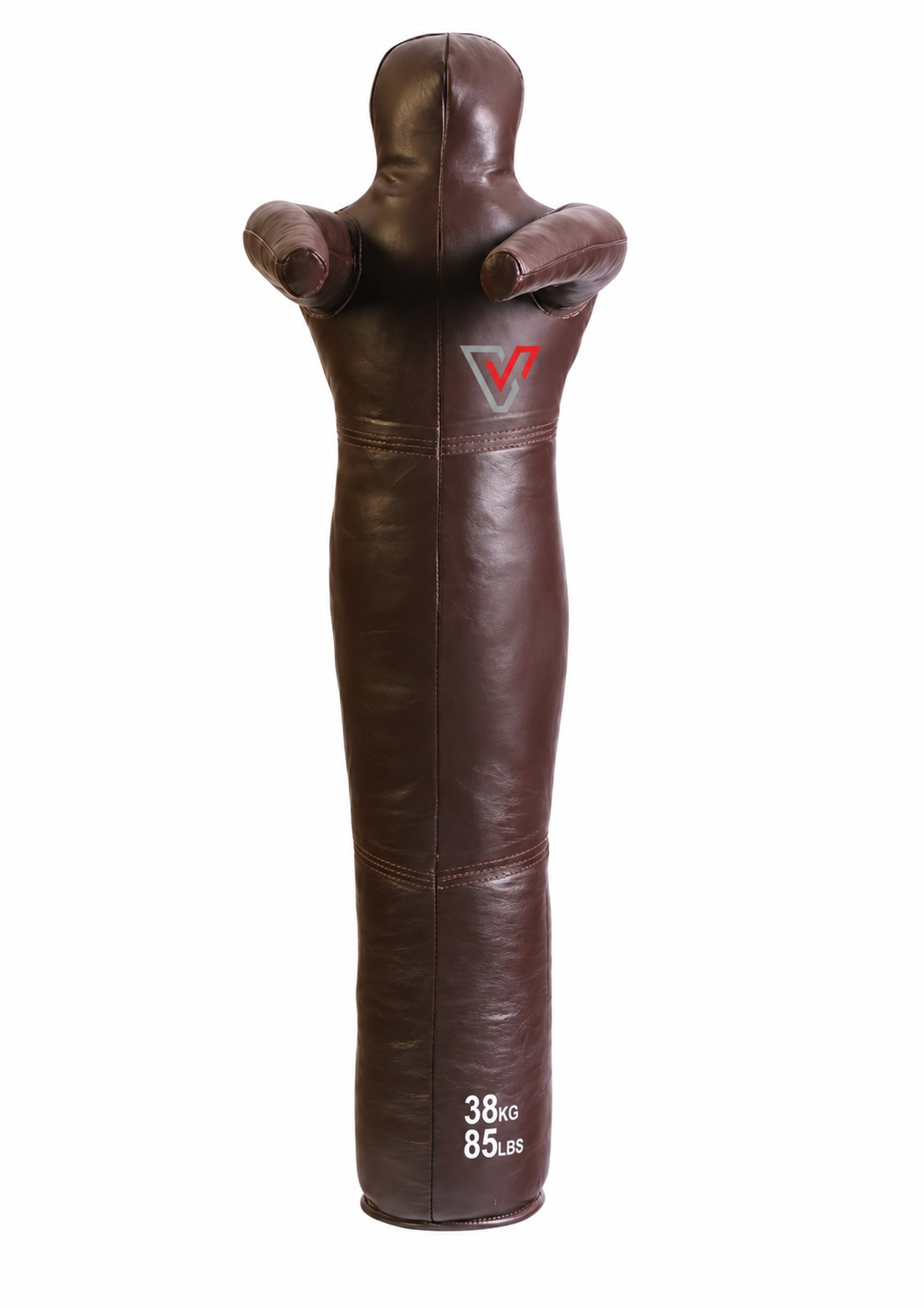 VENTO Leather Single-Leg Wrestling Dummy 38kg (85lbs) – Heavy Duty Throwing Mannequin for Greco-Roman, Judo & MMA