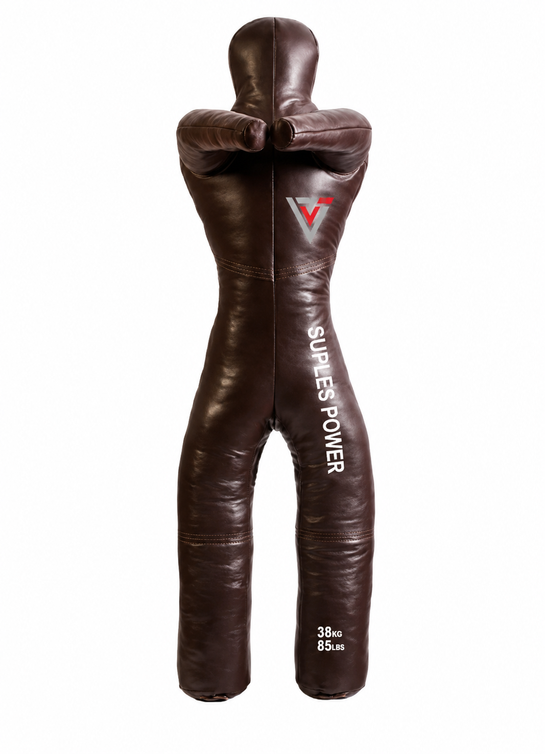 VENTO Leather Wrestling Dummy 38kg (85lbs) – Heavy Duty Suples Power Throwing Mannequin for Suplex, Judo, MMA & Greco-Roman