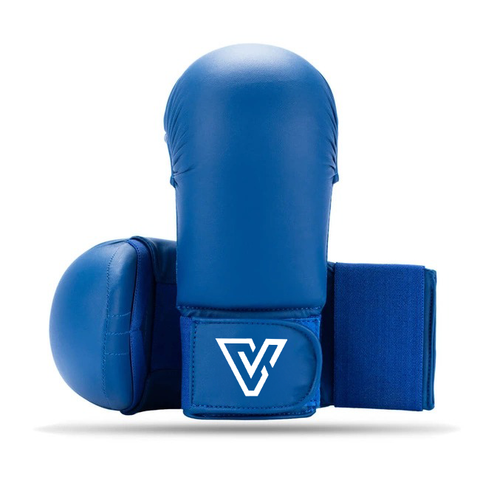 VENTO Karate Mitt Gloves | WKF Style Training & Sparring Gloves | PU Leather