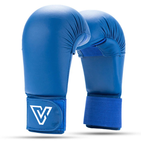 VENTO Karate Mitt Gloves | WKF Style Training & Sparring Gloves | PU Leather