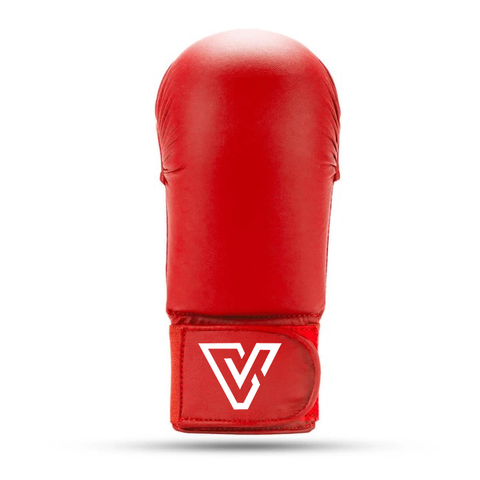 VENTO Karate Mitt Gloves | WKF Style Training & Sparring Gloves | PU Leather