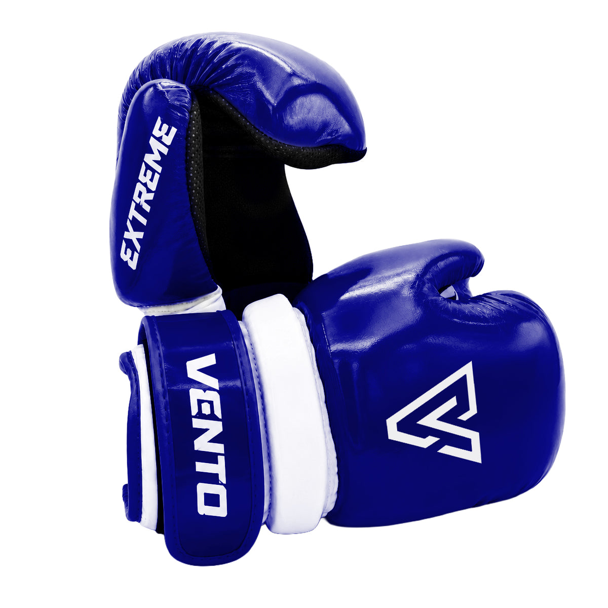 VENTO Extreme Point Kickboxing Gloves | Lightweight Sparring Gloves | Black, Blue & Red
