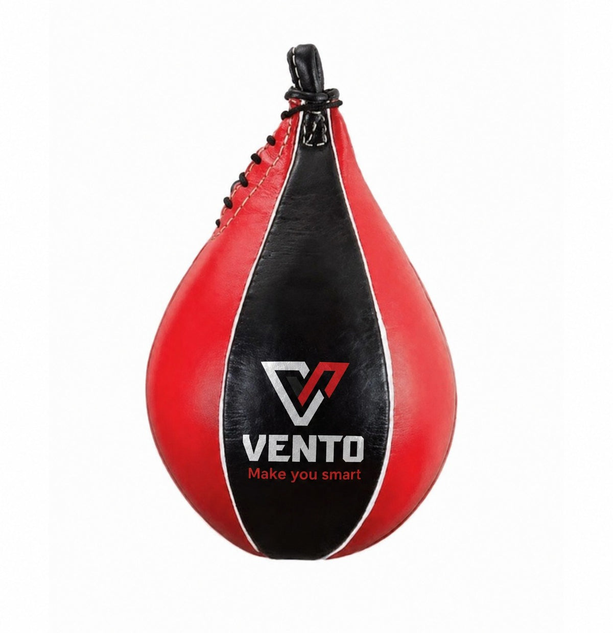 VENTO Red & Black Teardrop Speed Bag – Boxing Hand-Speed Trainer