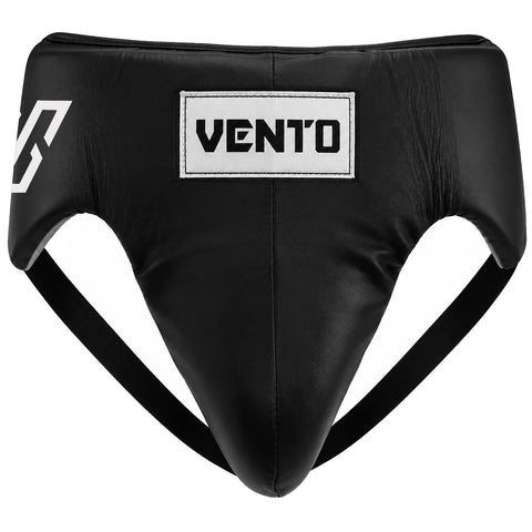 VENTO PU Leather Boxing Groin Guard | Professional Boxing & MMA Groin Protector | Adjustable Lace-Up Cup Protector | Training & Sparring