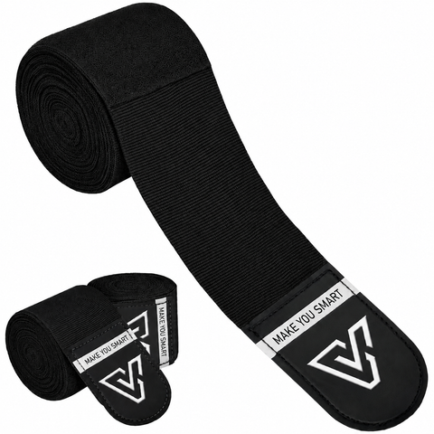 Premium Boxing Hand Wraps (4m & 5m) – Elasticated Inner Hand Wrap Bandages for Boxing, MMA, Muay Thai & Kickboxing