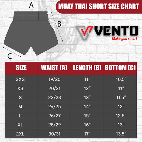 VENTO Kick Boxing Tribal Fight Shorts