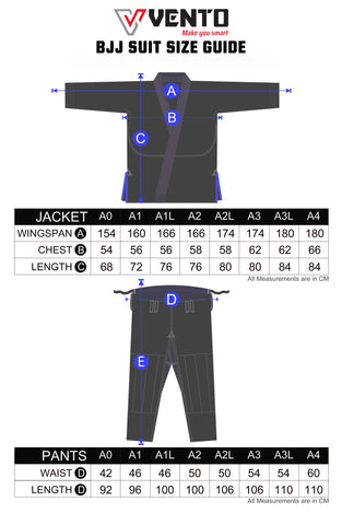 VENTO Premium BJJ Gi – Brazilian Jiu Jitsu Uniform | Competition & Training Kimono